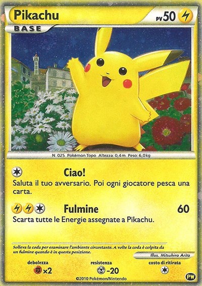 Pikachu #PW2 Pikachu World Collection Promos