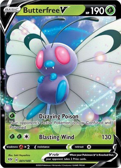 Butterfree V #1 Darkness Ablaze