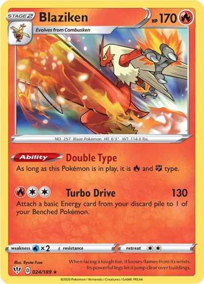 Blaziken #24 Darkness Ablaze