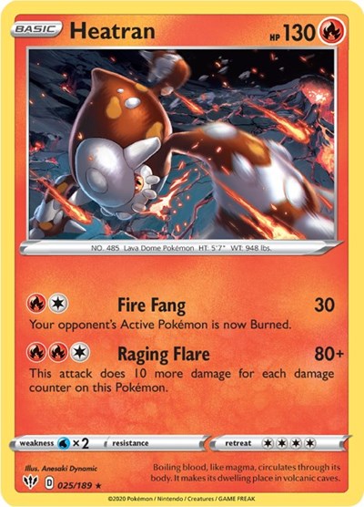 Heatran #25 Darkness Ablaze
