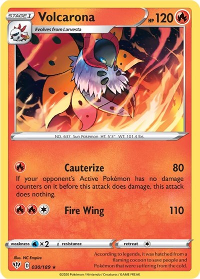 Volcarona #30 Darkness Ablaze