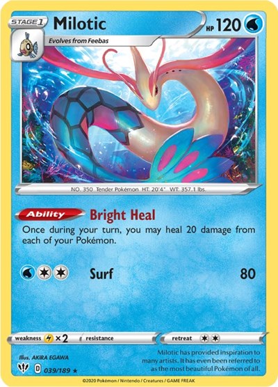 Milotic #39 Darkness Ablaze