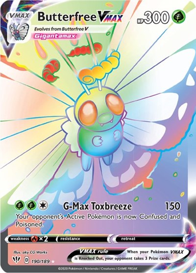 Butterfree VMAX #190 Darkness Ablaze