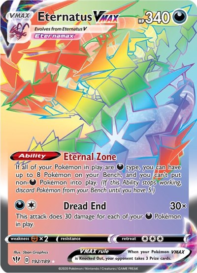 Eternatus VMAX #192 Darkness Ablaze