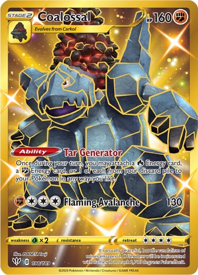 Coalossal #198 Darkness Ablaze