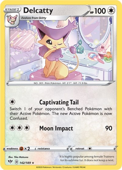 Delcatty #142 Darkness Ablaze