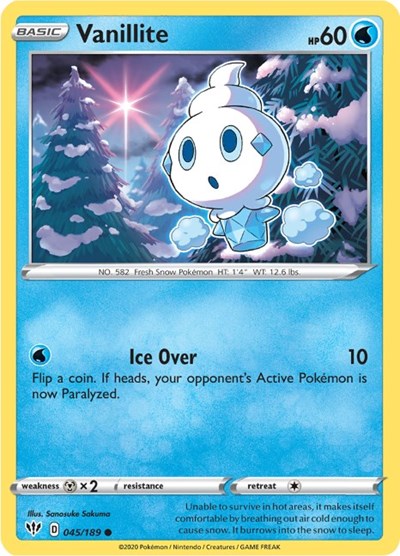 Vanillite #45 Darkness Ablaze