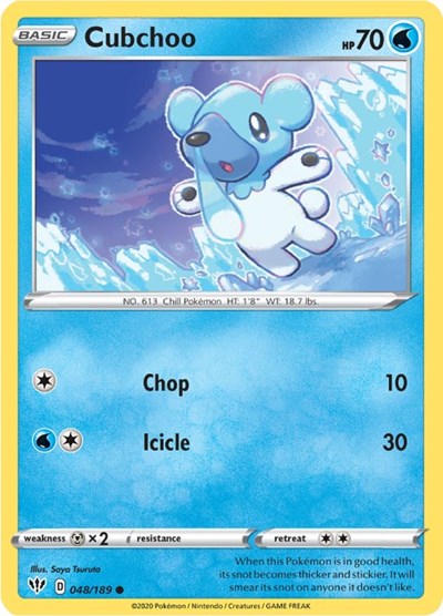 Cubchoo #48 Darkness Ablaze