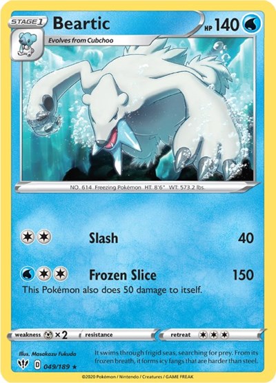 Beartic #49 Darkness Ablaze