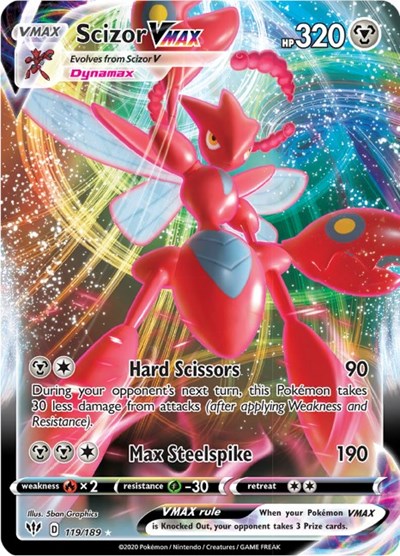 Scizor VMAX #119 Darkness Ablaze