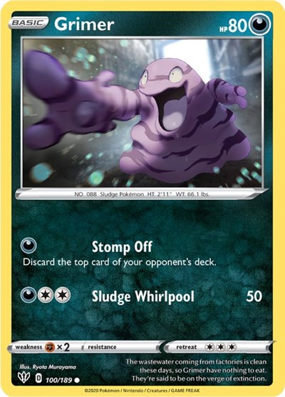 Grimer #100 Darkness Ablaze
