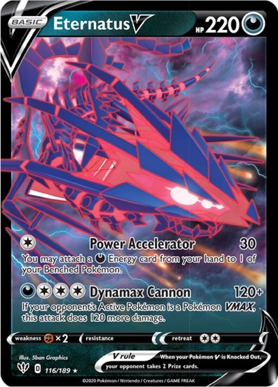 Eternatus V #116 Darkness Ablaze