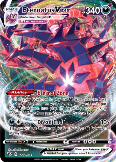 Eternatus VMAX #117 Darkness Ablaze