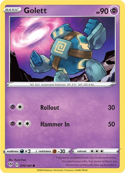 Golett #76 Darkness Ablaze