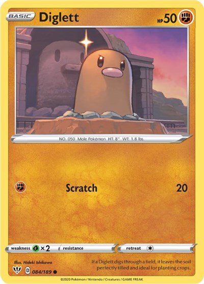 Diglett #84 Darkness Ablaze