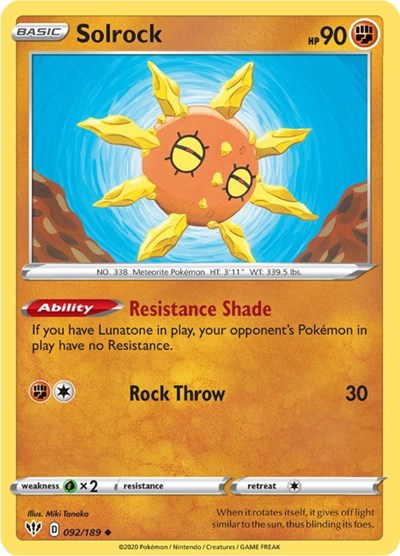Solrock #92 Darkness Ablaze