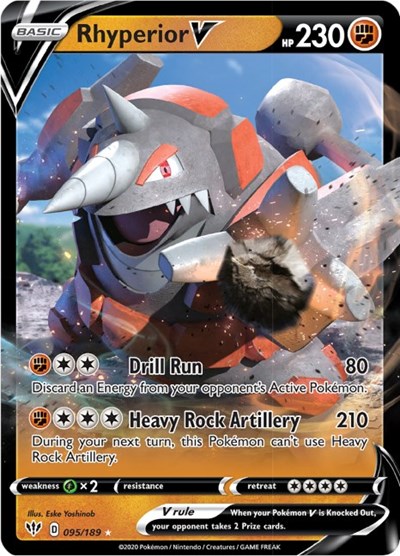 Rhyperior V #95 Darkness Ablaze