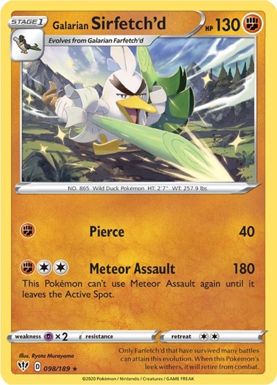 Galarian Sirfetch'd #98 Deck Exclusives
