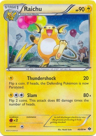 Raichu #40 Blister Exclusives