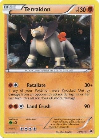 Terrakion #73 Blister Exclusives