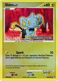 Shinx [Diamond & Pearl] #98 Burger King Promos