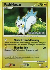 Pachirisu [Diamond & Pearl] #35 Burger King Promos