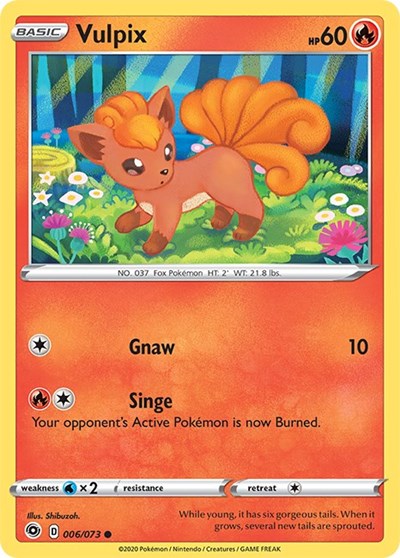 Vulpix #6 Champion's Path