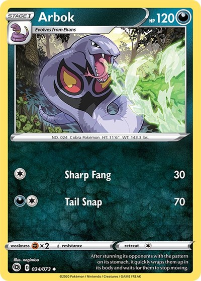 Arbok #34 Champion's Path