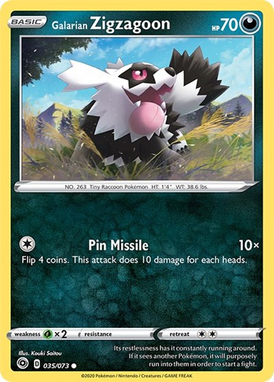 Galarian Zigzagoon #35 Champion's Path