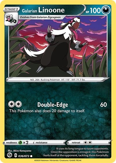 Galarian Linoone #36 Champion's Path