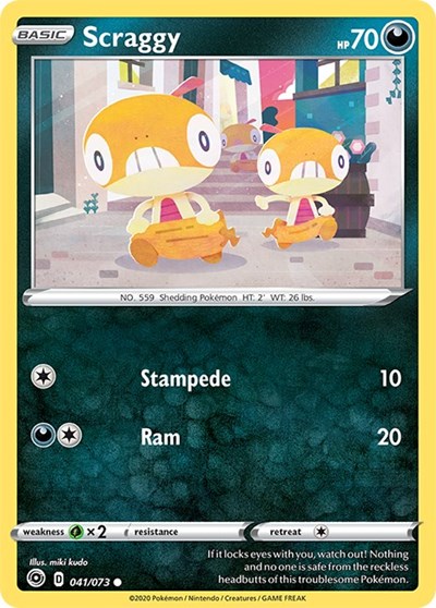 Scraggy #41 Champion's Path