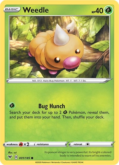 Weedle #1 Vivid Voltage