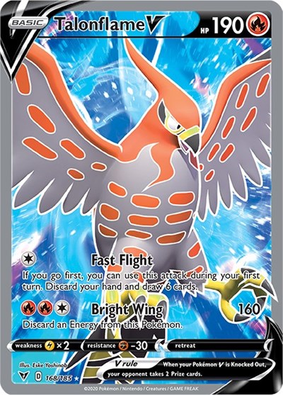 Talonflame V #168 Vivid Voltage
