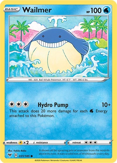 Wailmer #31 Vivid Voltage