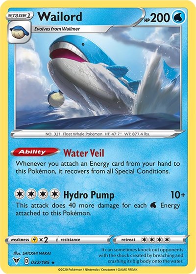 Wailord #32 Vivid Voltage