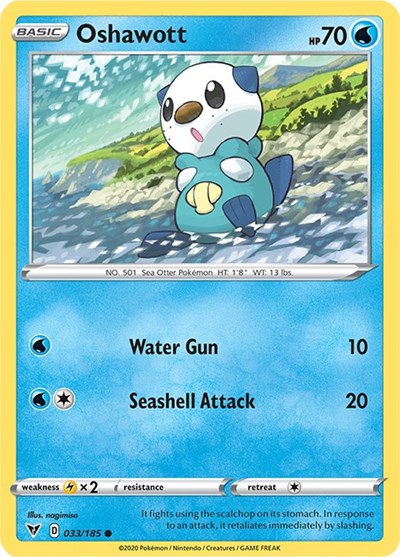 Oshawott #33 Vivid Voltage