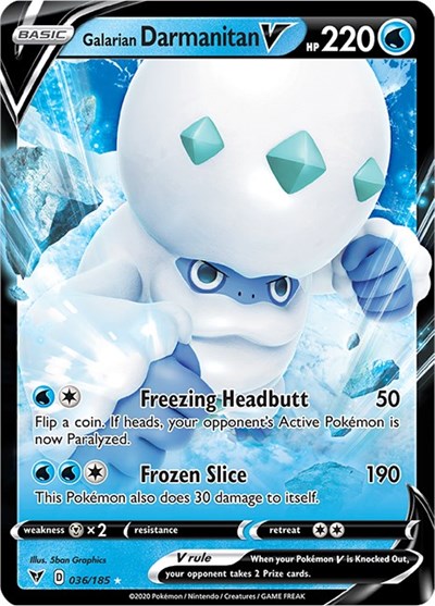 Galarian Darmanitan V #36 Vivid Voltage