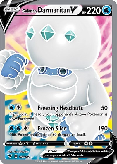 Galarian Darmanitan V #169 Vivid Voltage