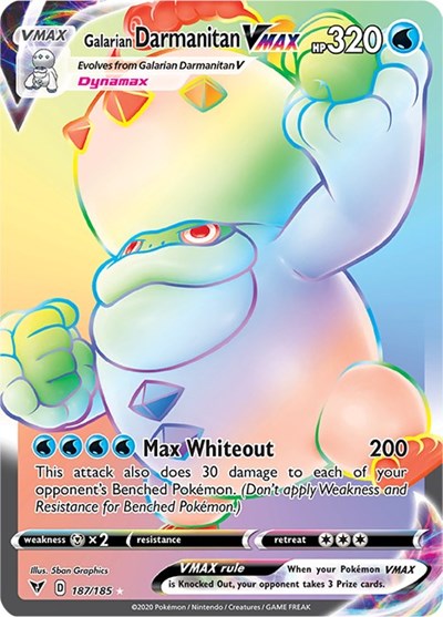 Galarian Darmanitan VMAX #187 Vivid Voltage