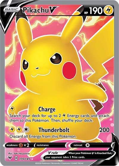 Pikachu V #170 Vivid Voltage