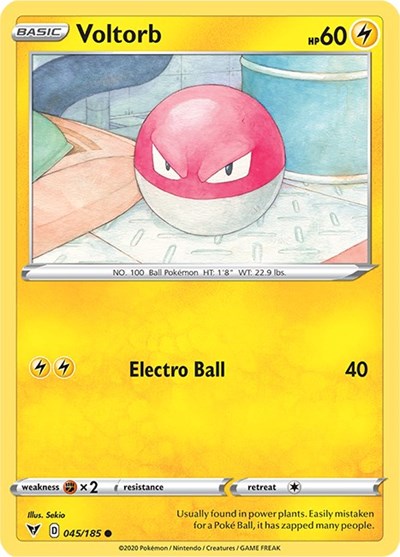 Voltorb #45 Vivid Voltage