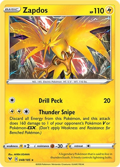 Zapdos #48 Vivid Voltage