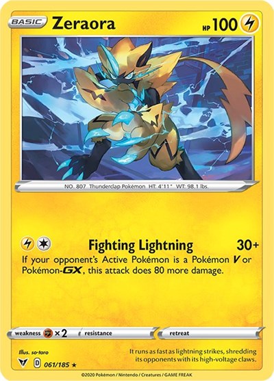Zeraora #61 Vivid Voltage