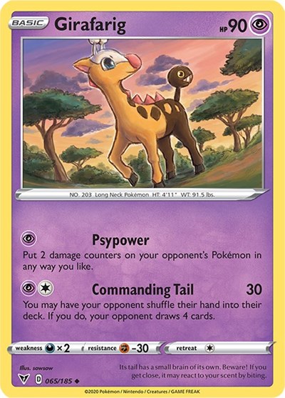 Girafarig #65 Vivid Voltage