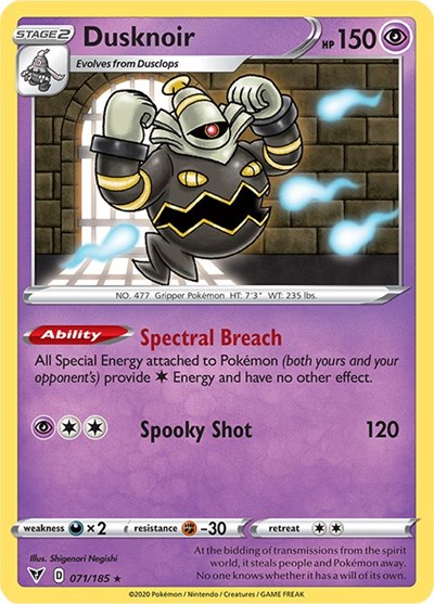 Dusknoir #71 Vivid Voltage