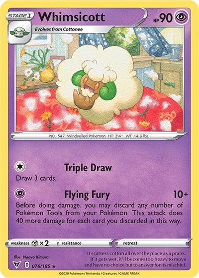 Whimsicott #76 Vivid Voltage