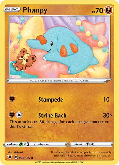 Phanpy #86 Vivid Voltage