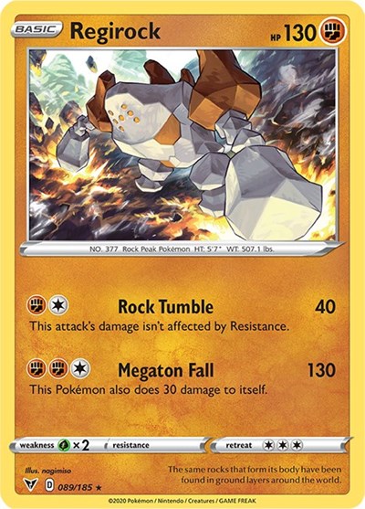 Regirock #89 Vivid Voltage