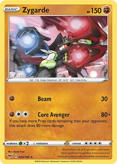 Zygarde #93 Vivid Voltage
