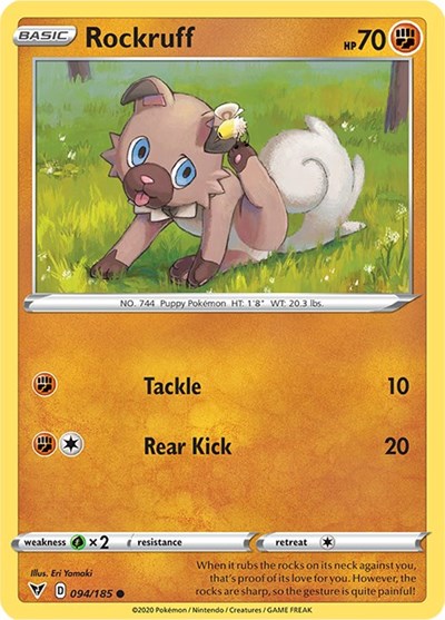 Rockruff #94 Vivid Voltage